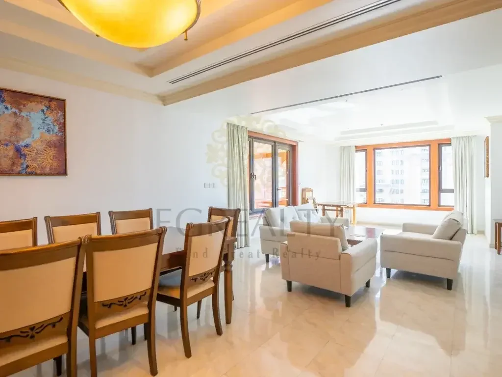 2 Bedrooms  Apartment  For Rent  in Doha -  The Pearl  Fully Furnished