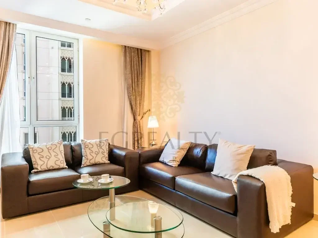 1 Bedrooms  Apartment  For Rent  in Doha -  The Pearl  Fully Furnished