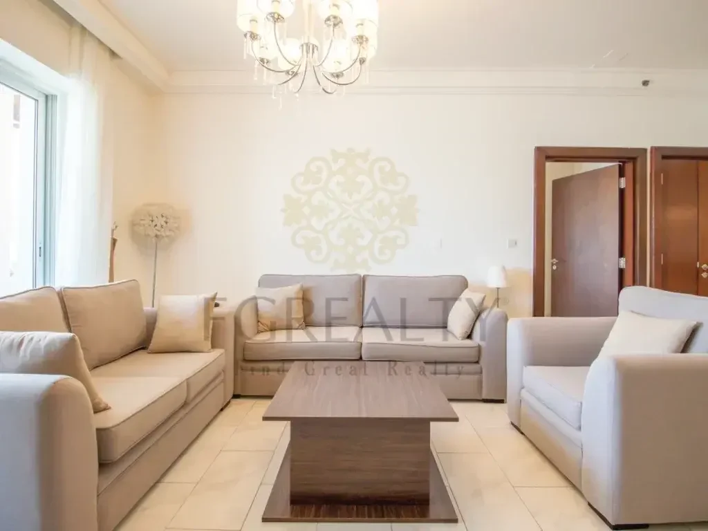 1 Bedrooms  Apartment  For Rent  in Doha -  The Pearl  Fully Furnished