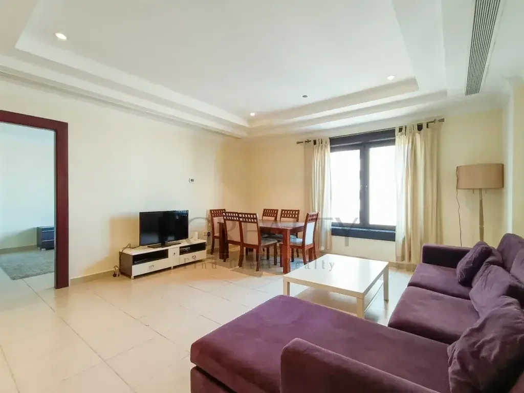 1 Bedrooms  Apartment  For Rent  in Doha -  The Pearl  Not Furnished