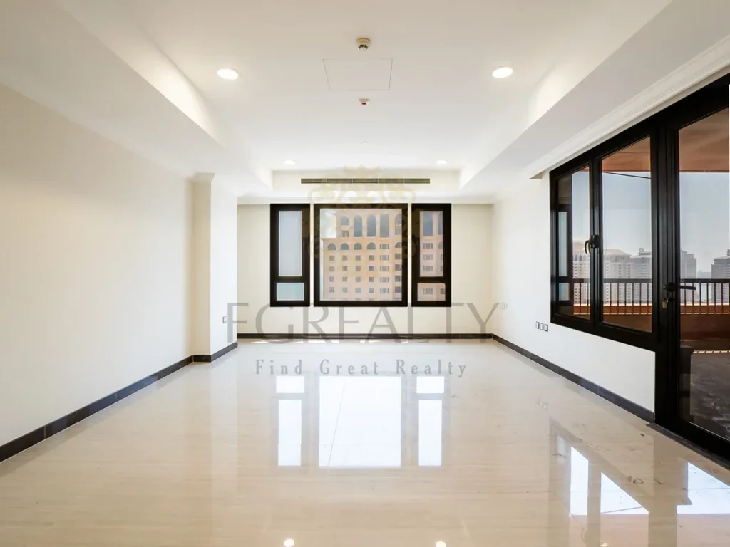 1 Bedrooms  Apartment  For Rent  in Doha -  The Pearl  Not Furnished