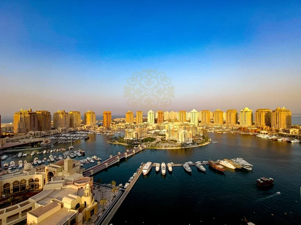 2 Bedrooms  Apartment  For Rent  in Doha -  The Pearl  Not Furnished