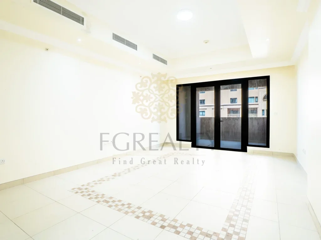 1 Bedrooms  Apartment  For Rent  in Doha -  The Pearl  Not Furnished