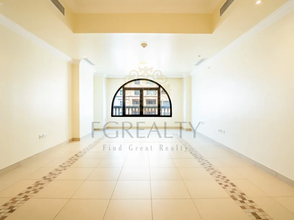 1 Bedrooms  Apartment  For Rent  in Doha -  The Pearl  Not Furnished