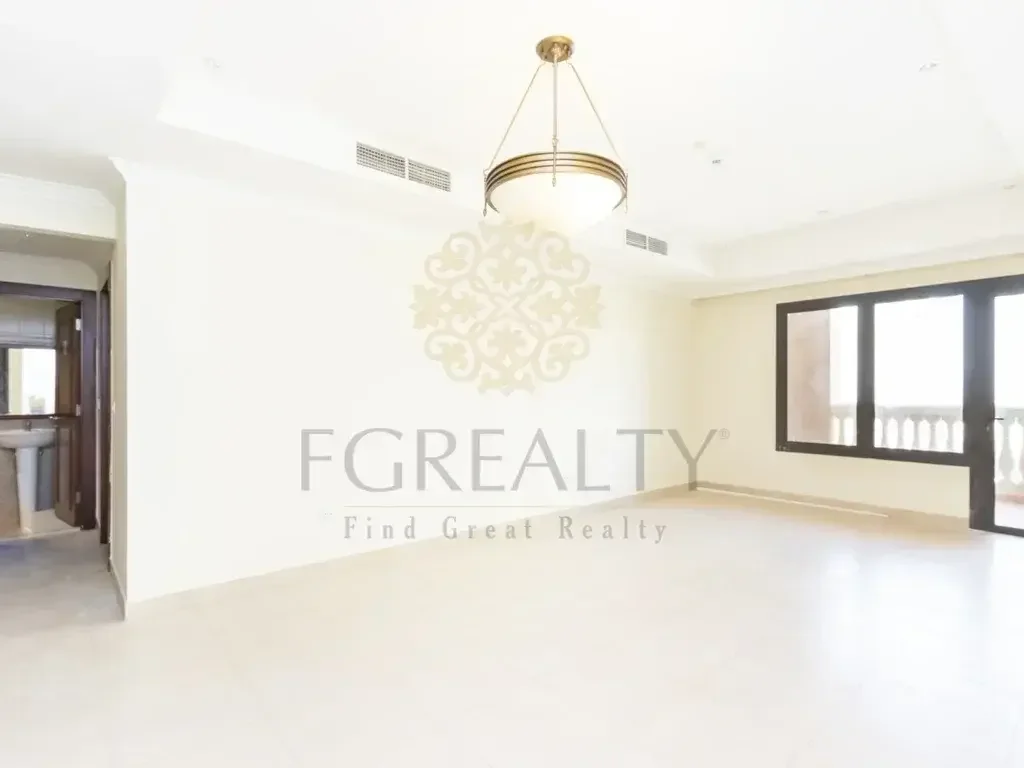 1 Bedrooms  Apartment  For Rent  in Doha -  The Pearl  Not Furnished