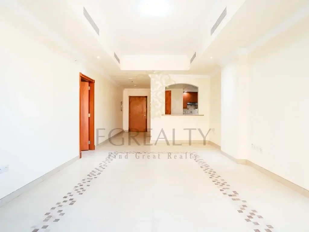 1 Bedrooms  Apartment  For Rent  in Doha -  The Pearl  Not Furnished