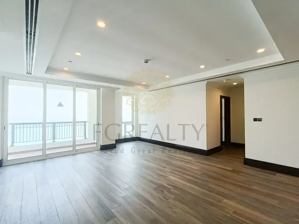 2 Bedrooms  Apartment  For Rent  in Doha -  The Pearl  Not Furnished