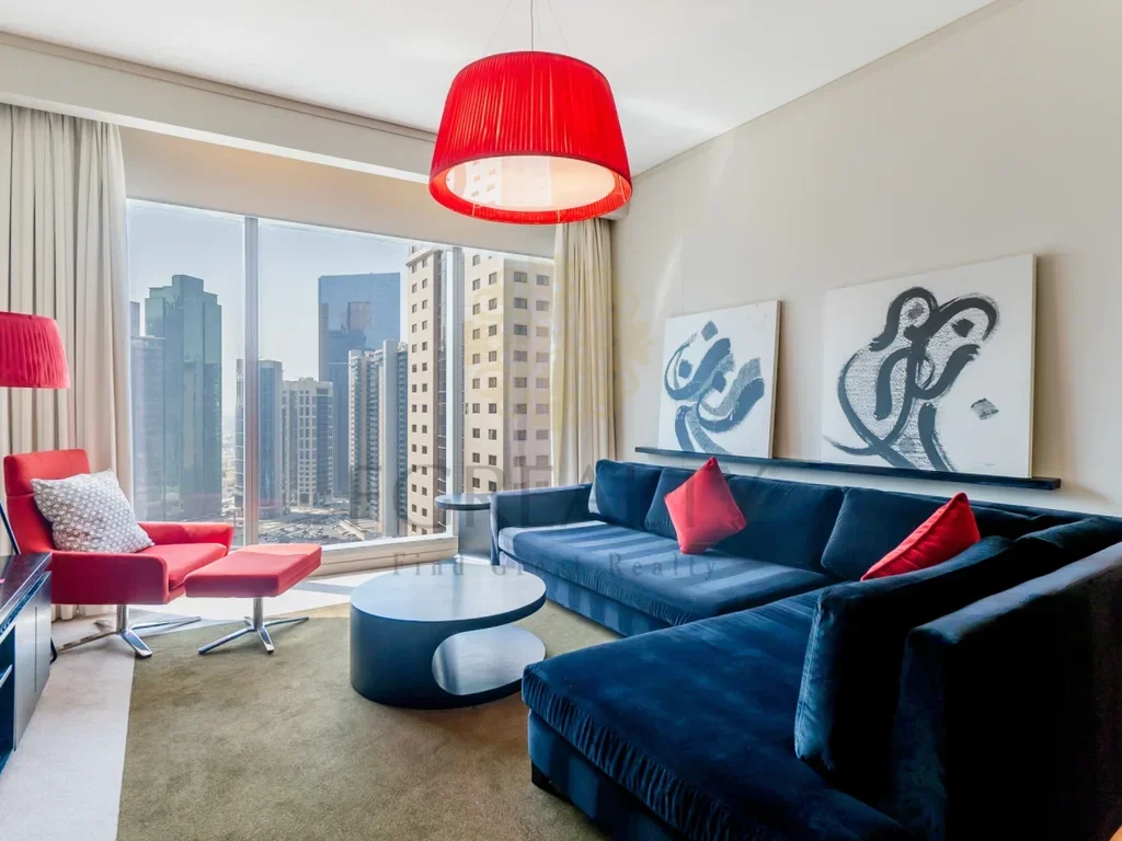 2 Bedrooms  Apartment  For Rent  in Doha -  West Bay  Fully Furnished