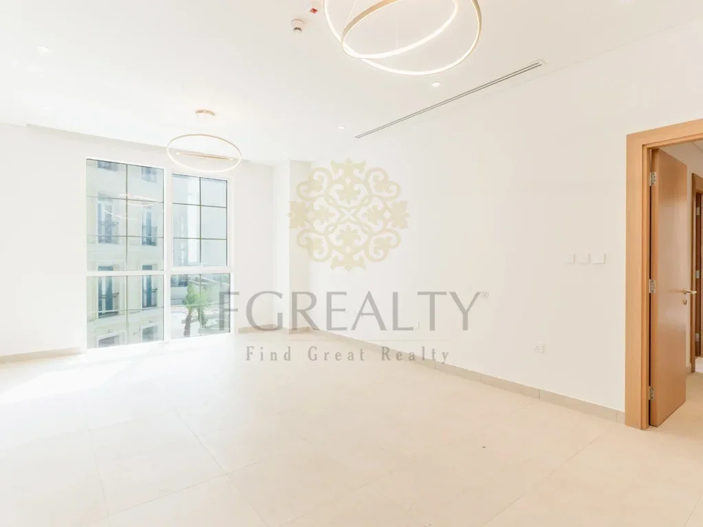 2 Bedrooms  Apartment  For Rent  in Doha -  The Pearl  Not Furnished