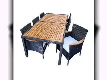 Patio Furniture - Black  - Patio Set