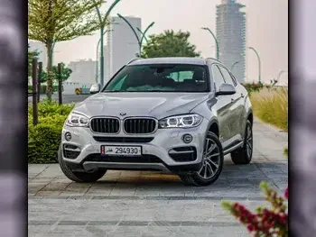 BMW  X-Series  X6  2017  Automatic  39,000 Km  6 Cylinder  Four Wheel Drive (4WD)  SUV  Silver