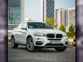 BMW  X-Series  X6  2017  Automatic  78,000 Km  6 Cylinder  Four Wheel Drive (4WD)  SUV  White