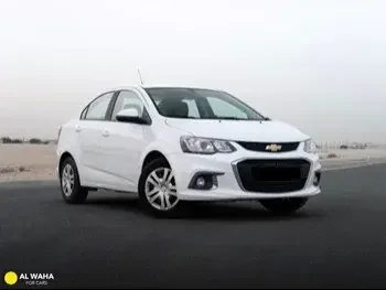 Chevrolet  Aveo  2018  Automatic  65,000 Km  4 Cylinder  Front Wheel Drive (FWD)  Sedan  White