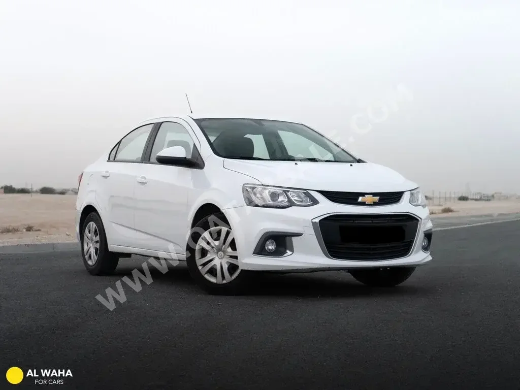 Chevrolet  Aveo  2018  Automatic  65,000 Km  4 Cylinder  Front Wheel Drive (FWD)  Sedan  White