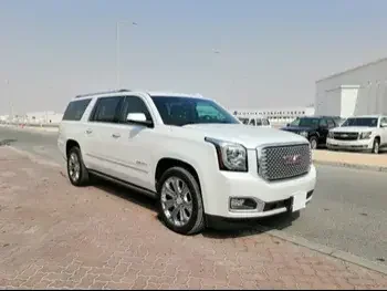 GMC  Yukon  Denali XL  2016  Automatic  115,000 Km  8 Cylinder  Four Wheel Drive (4WD)  SUV  White