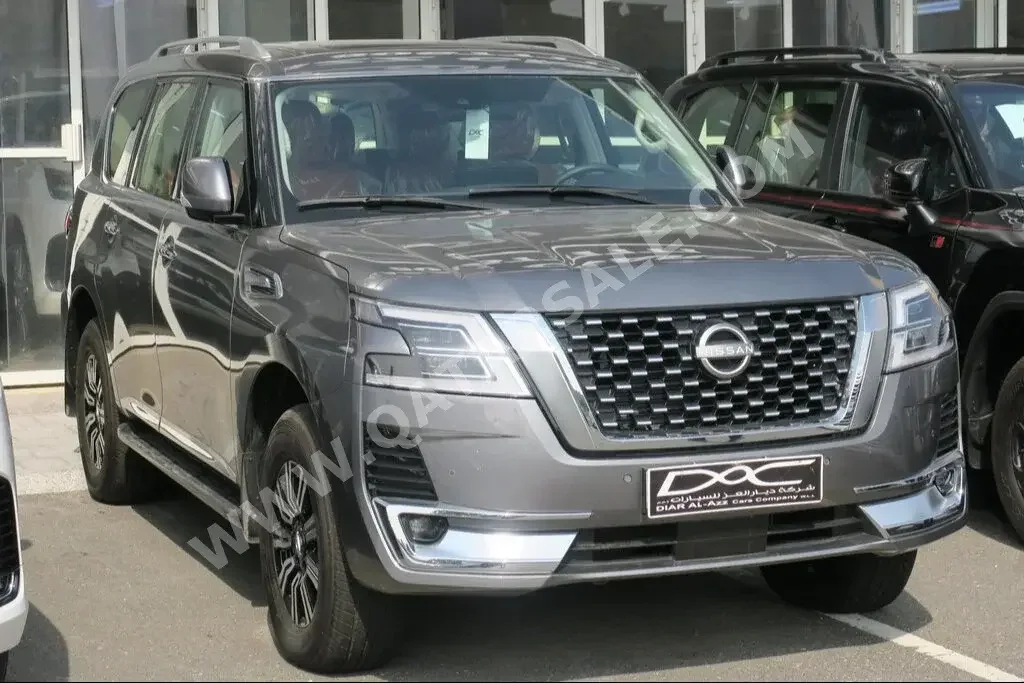 Nissan  Patrol  Titanium  2023  Automatic  0 Km  6 Cylinder  Four Wheel Drive (4WD)  SUV  Gray  With Warranty