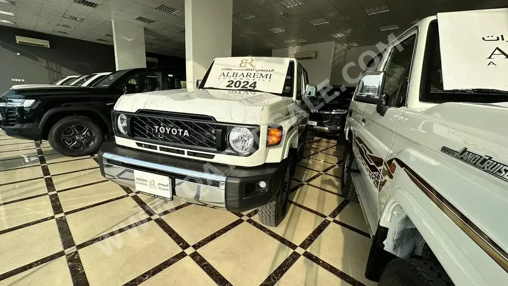 Toyota  Land Cruiser  Hard Top  2024  Automatic  0 Km  4 Cylinder  Four Wheel Drive (4WD)  SUV  White  With Warranty