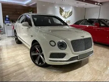 Bentley  Bentayga  2018  Automatic  56,000 Km  12 Cylinder  Four Wheel Drive (4WD)  SUV  White