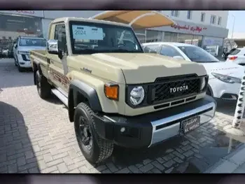 Toyota  Land Cruiser  LX  2024  Manual  0 Km  6 Cylinder  Four Wheel Drive (4WD)  Pick Up  Beige  With Warranty