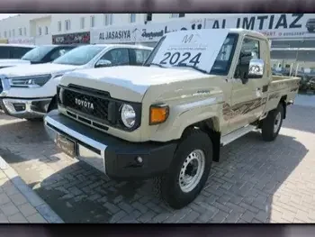 Toyota  Land Cruiser  LX  2024  Automatic  0 Km  4 Cylinder  Four Wheel Drive (4WD)  Pick Up  Beige  With Warranty