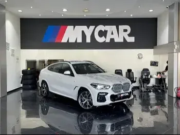 BMW  X-Series  X6  2020  Automatic  50,000 Km  6 Cylinder  Four Wheel Drive (4WD)  SUV  White  With Warranty