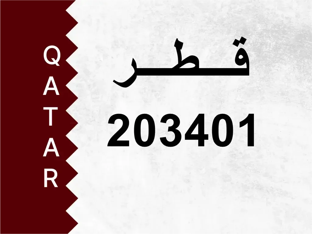 رقم خاص  203401  رقم مميز