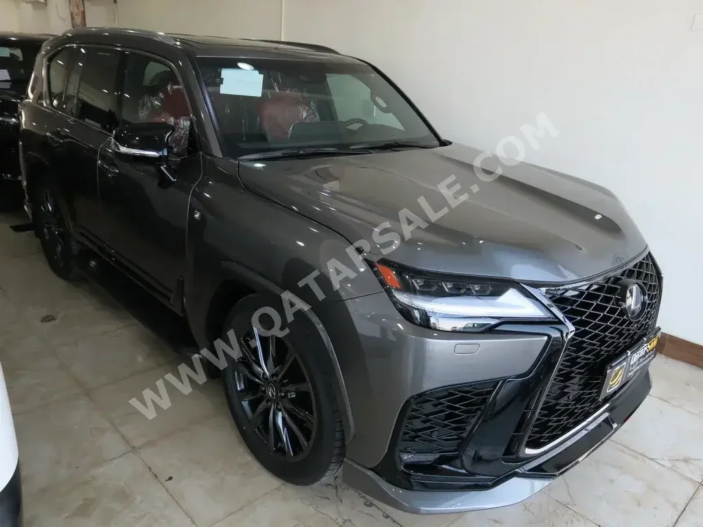  Lexus  LX  600 F Sport  2024  Automatic  0 Km  6 Cylinder  Four Wheel Drive (4WD)  SUV  Gray  With Warranty