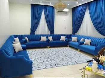 Sofas, Couches & Chairs Corner Sofas  - Velvet  - Blue