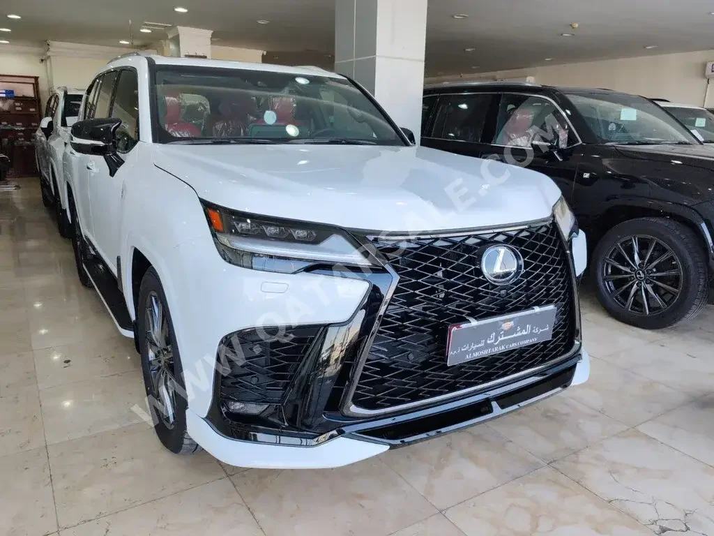  Lexus  LX  600 F Sport  2024  Automatic  0 Km  6 Cylinder  Four Wheel Drive (4WD)  SUV  White  With Warranty