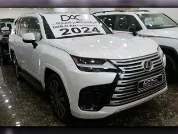 Lexus  LX  600 Luxury  2024  Automatic  0 Km  6 Cylinder  Four Wheel Drive (4WD)  SUV  White  With Warranty