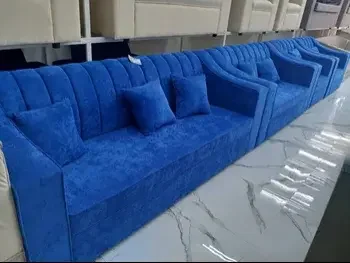 Sofas, Couches & Chairs Sofa Set  - Fabric  - Blue