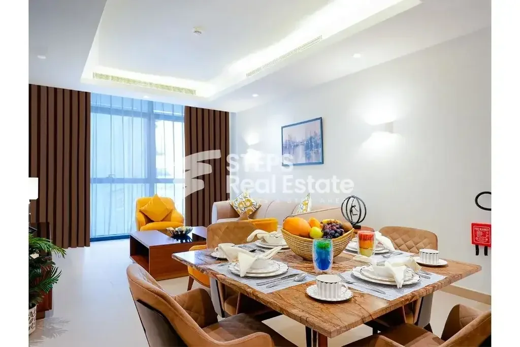 2 Bedrooms  Apartment  For Rent  in Lusail -  Marina District  Fully Furnished