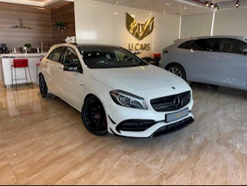 مرسيدس - بنز  ايه - كلاس  45 AMG  2018  اوتوماتيك  76,000 كم  4 سلندر  سحب امامي  هاتشباك  أبيض