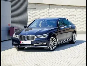 BMW  7-Series  740 Li  2017  Automatic  80,000 Km  6 Cylinder  Rear Wheel Drive (RWD)  Sedan  Dark Blue