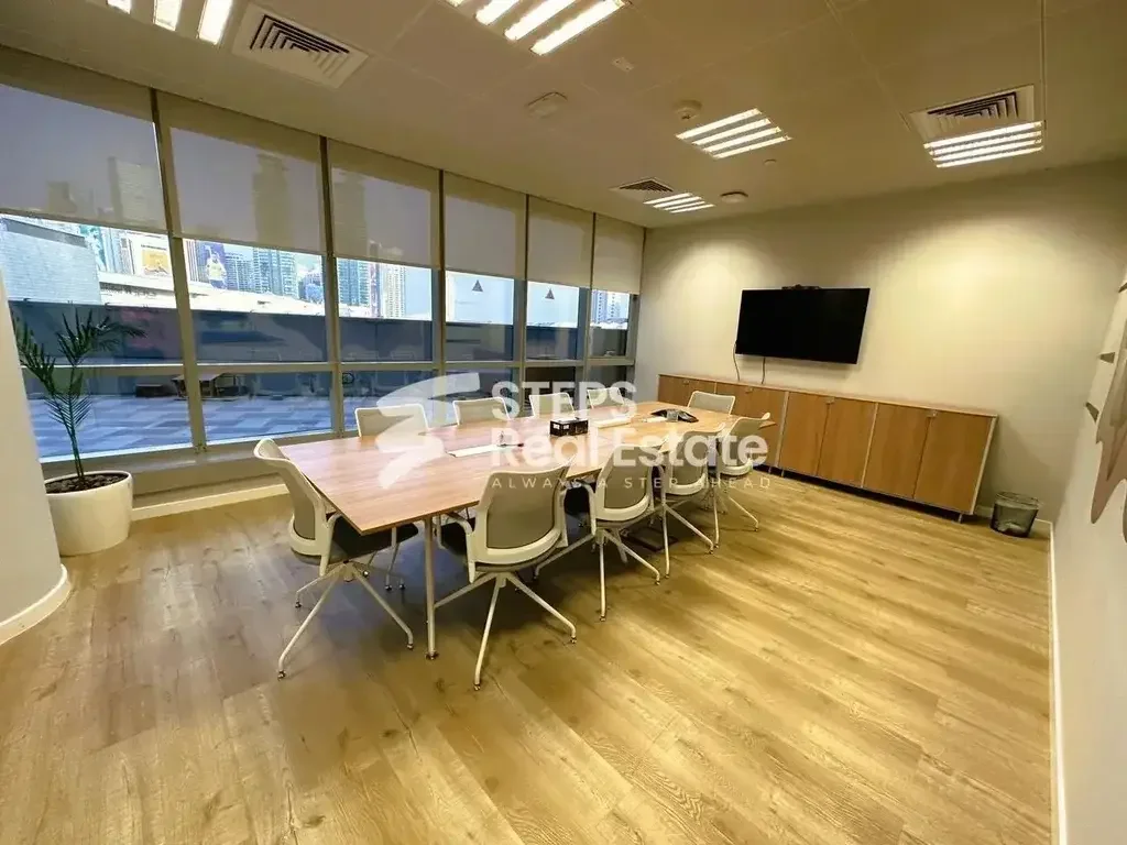 Commercial Offices - Fully Furnished  - Doha  - West Bay