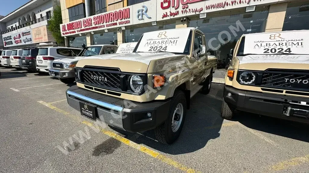 Toyota  Land Cruiser  LX  2024  Automatic  0 Km  4 Cylinder  Four Wheel Drive (4WD)  Pick Up  Beige  With Warranty