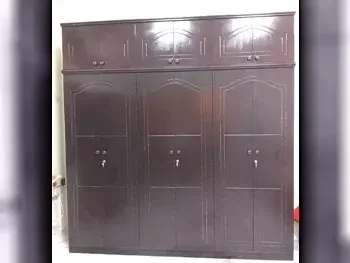 Wardrobes & Dressers - Doha Furniture  - Wardrobes  - Brown