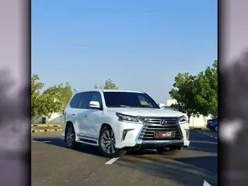 Lexus  LX  570  2017  Automatic  247,000 Km  8 Cylinder  Four Wheel Drive (4WD)  SUV  White