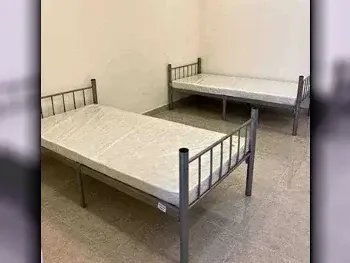 Beds - Single  - Gray  - Mattress Included