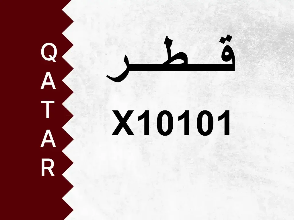 رقم خاص  X10101  رقم مميز