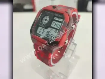 Watches - Shhors  - Digital Watches  - Red  - Unisex Watches