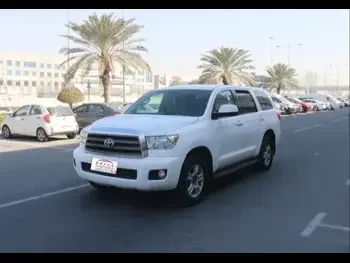 Toyota  Sequoia  SR5  2012  Automatic  287,000 Km  8 Cylinder  Four Wheel Drive (4WD)  SUV  White