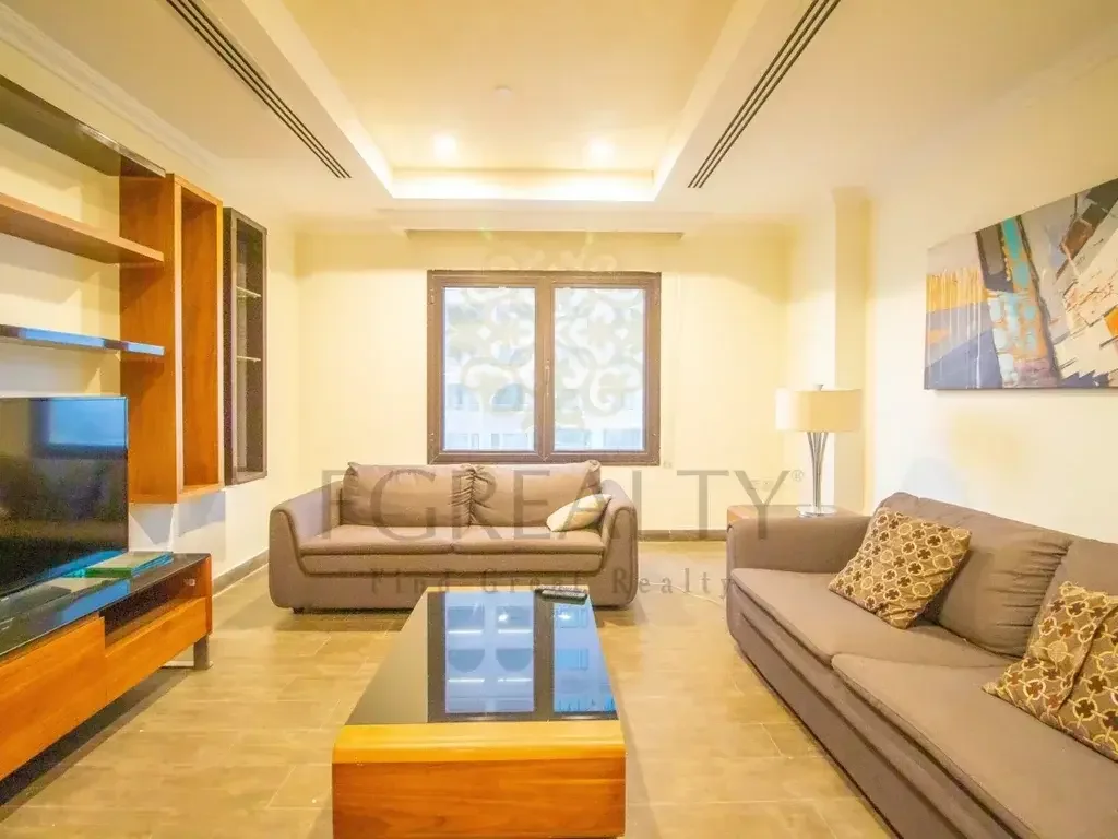 1 Bedrooms  Apartment  For Rent  in Doha -  The Pearl  Fully Furnished