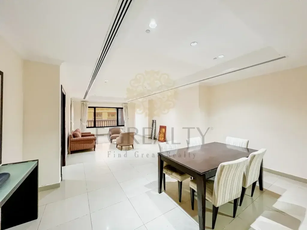 1 Bedrooms  Apartment  For Rent  in Doha -  The Pearl  Fully Furnished