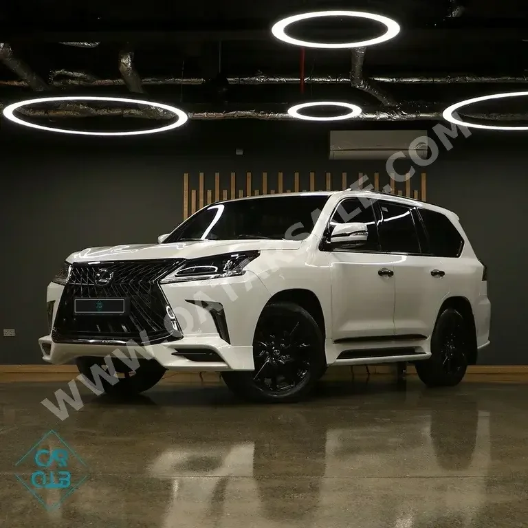 Lexus  LX  570 S Black Edition  2019  Automatic  88,000 Km  8 Cylinder  Four Wheel Drive (4WD)  SUV  White