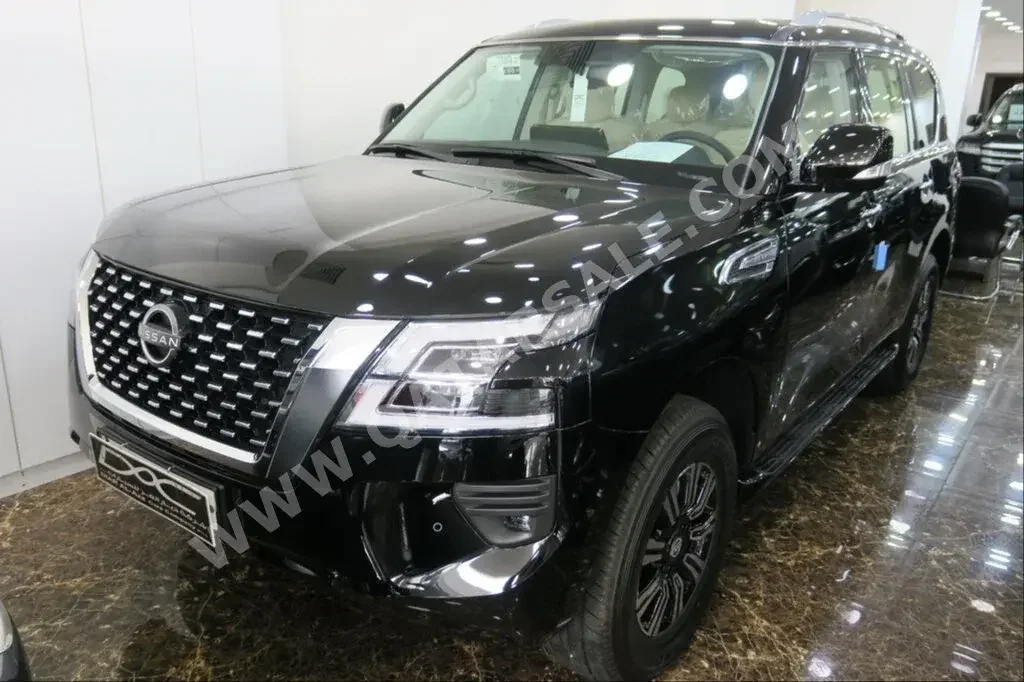 Nissan  Patrol  SE  2023  Automatic  0 Km  6 Cylinder  Four Wheel Drive (4WD)  SUV  Black  With Warranty