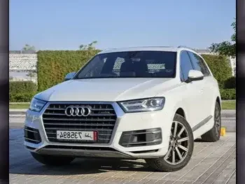 Audi  Q7  45 TFSI Quattro  2016  Automatic  122,000 Km  6 Cylinder  All Wheel Drive (AWD)  SUV  White