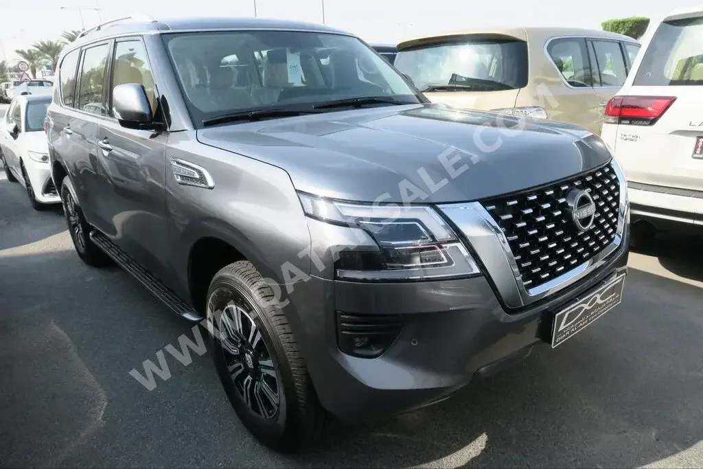 Nissan  Patrol  SE  2023  Automatic  0 Km  6 Cylinder  Four Wheel Drive (4WD)  SUV  Gray  With Warranty