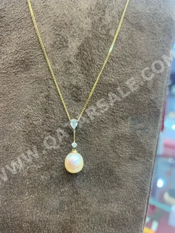 Diamond Necklace Color  G  Excellent  0 Carat  Maintenance Warranty  Special Stylish Package  Free Shipping  Marquise  SI1  With Gold