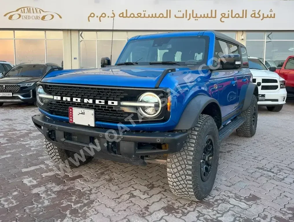 Ford  Bronco  Wild Trak  2021  Automatic  14,000 Km  6 Cylinder  Four Wheel Drive (4WD)  SUV  Blue  With Warranty